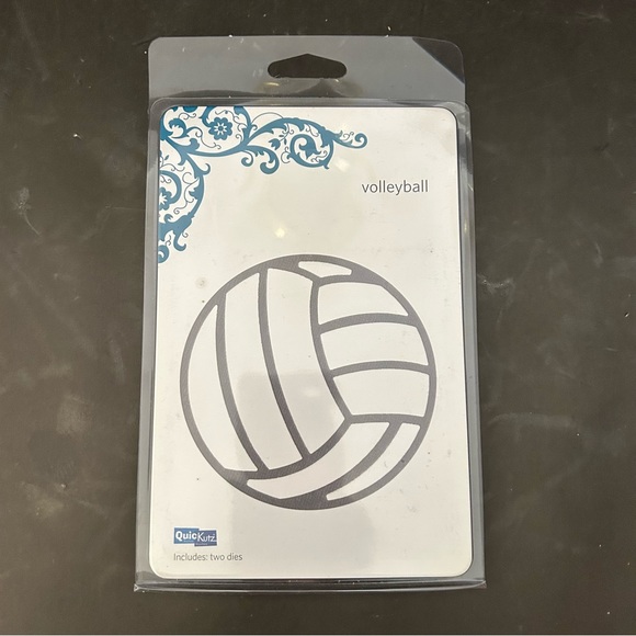 Lot of 6 Quickutz 4” x 4” Sports Balls metal cutting dies - Picture 9 of 16